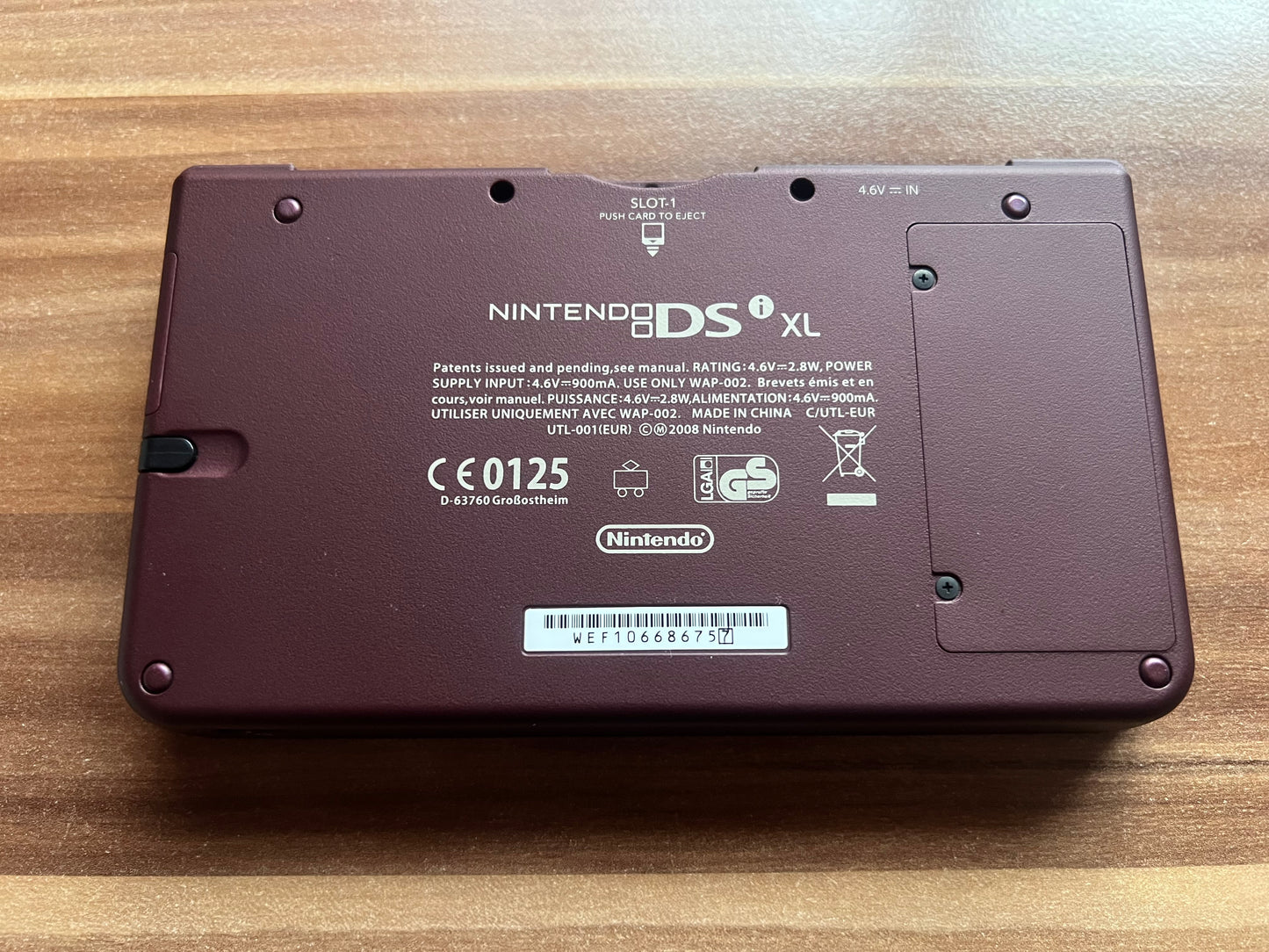 Nintendo DSi-XL - Handheld Spielekonsole - Bordeaux Rot inkl Zubehör + OVP