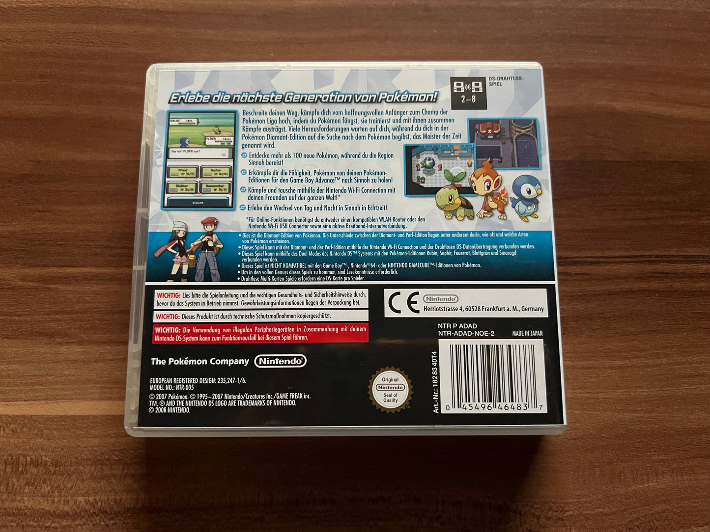 Pokémon Diamant-Edition (Nintendo DS, 2007) Pokemon