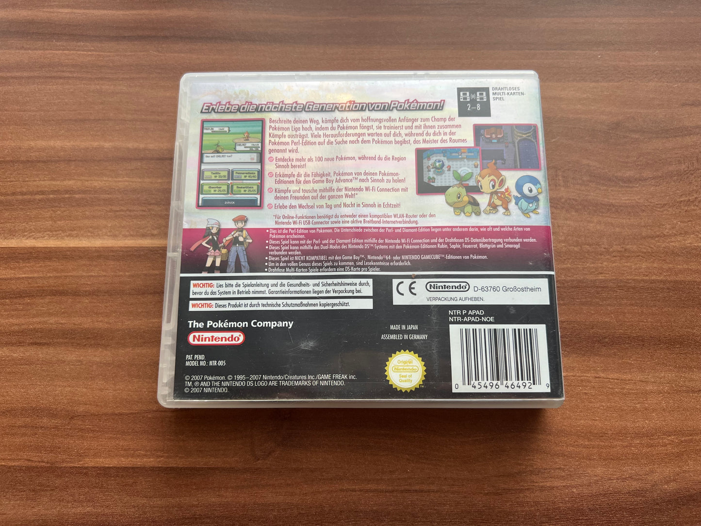 Pokémon Perl-Edition (Nintendo DS, 2007) Pokemon Pearl OVP gebraucht
