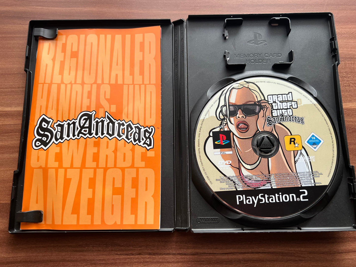 Grand Theft Auto: San Andreas (Sony PlayStation 2, 2004) PS2 Gebraucht & OVP GTA