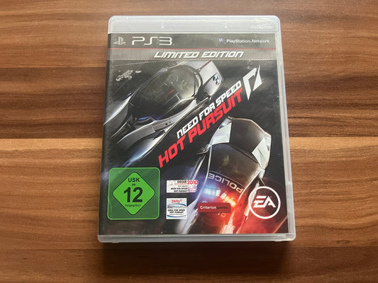 Need for Speed: Hot Pursuit (Sony PlayStation 3, 2010) Limited Edition PS3 Gebraucht & Vollständig OVP