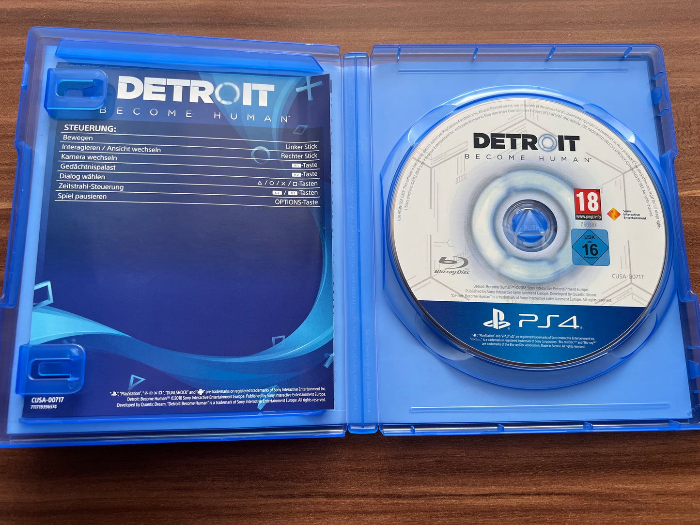 Detroit: Become Human (Sony PlayStation 4, 2018) PS4 Gebraucht & vollständig OVP